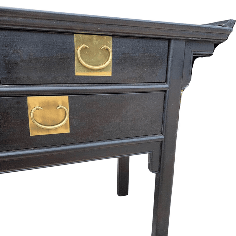 Sideboard Century Pagoda Sideboard - Custom Lacquered The Resplendent Crow