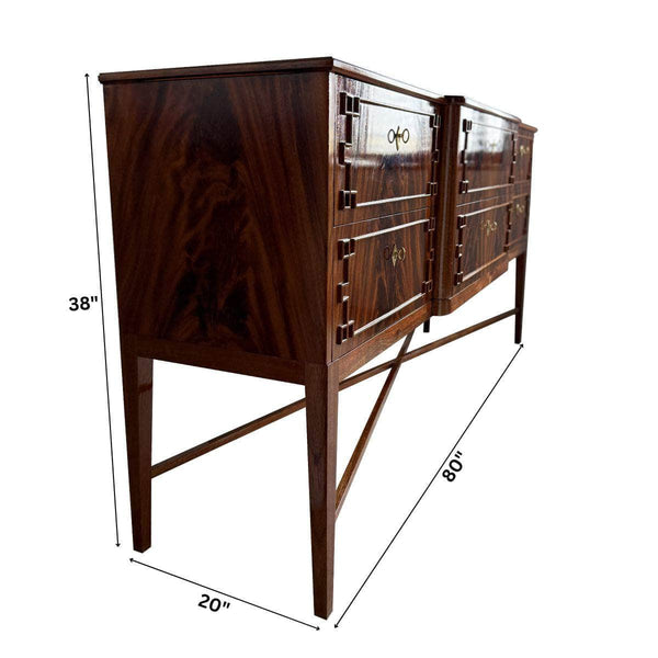 Sideboard Evans Estate Washington Credenza In Flame Mahogany The Resplendent Crow