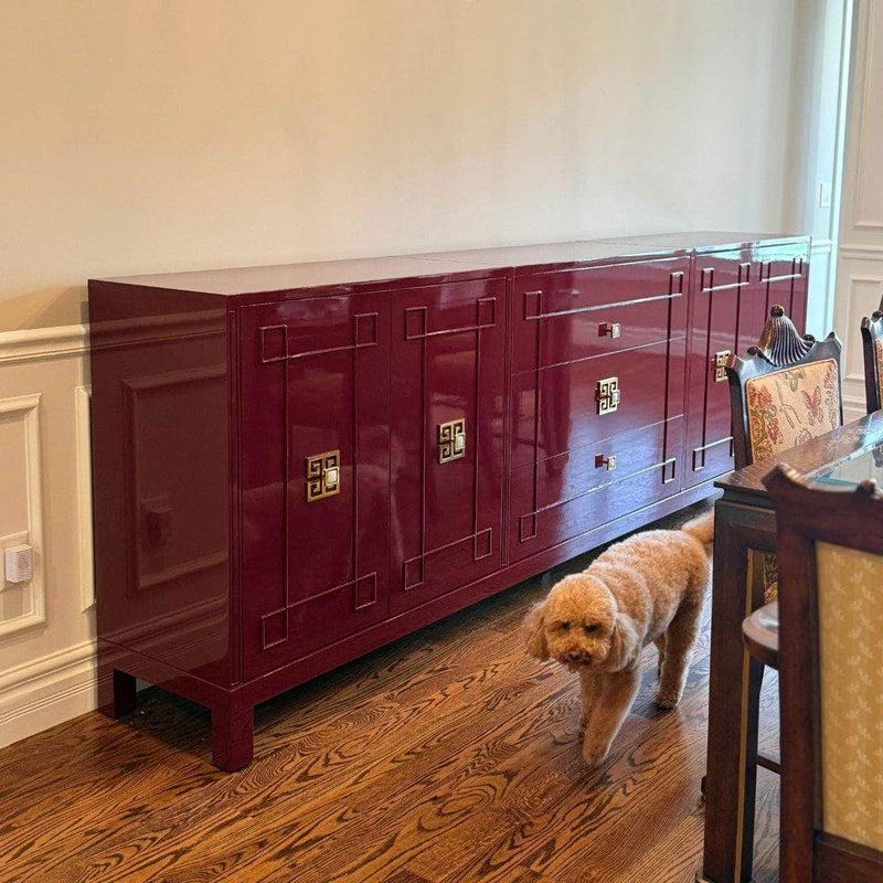 Sideboard Evans Modular Credenza - Custom Lacquered The Resplendent Crow