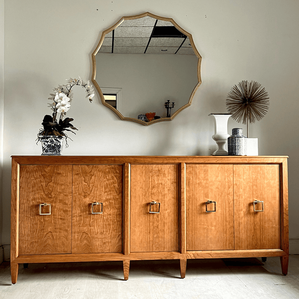 Sideboard Harrison Credenza in Warm Cherry Stain - Ready to Ship! The Resplendent Home