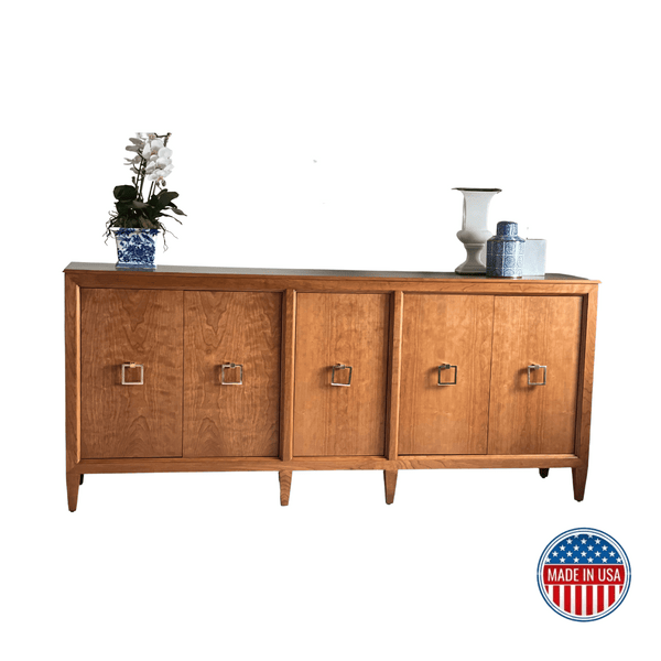Sideboard Harrison Credenza in Warm Cherry Stain The Resplendent Crow