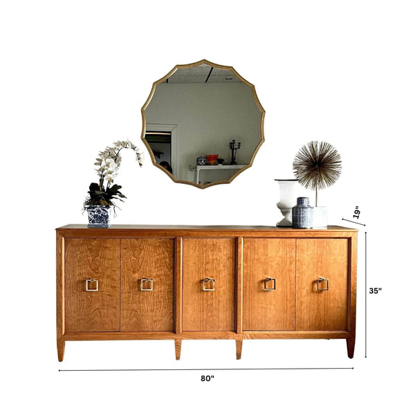 Sideboard Harrison Credenza in Warm Cherry Stain The Resplendent Crow