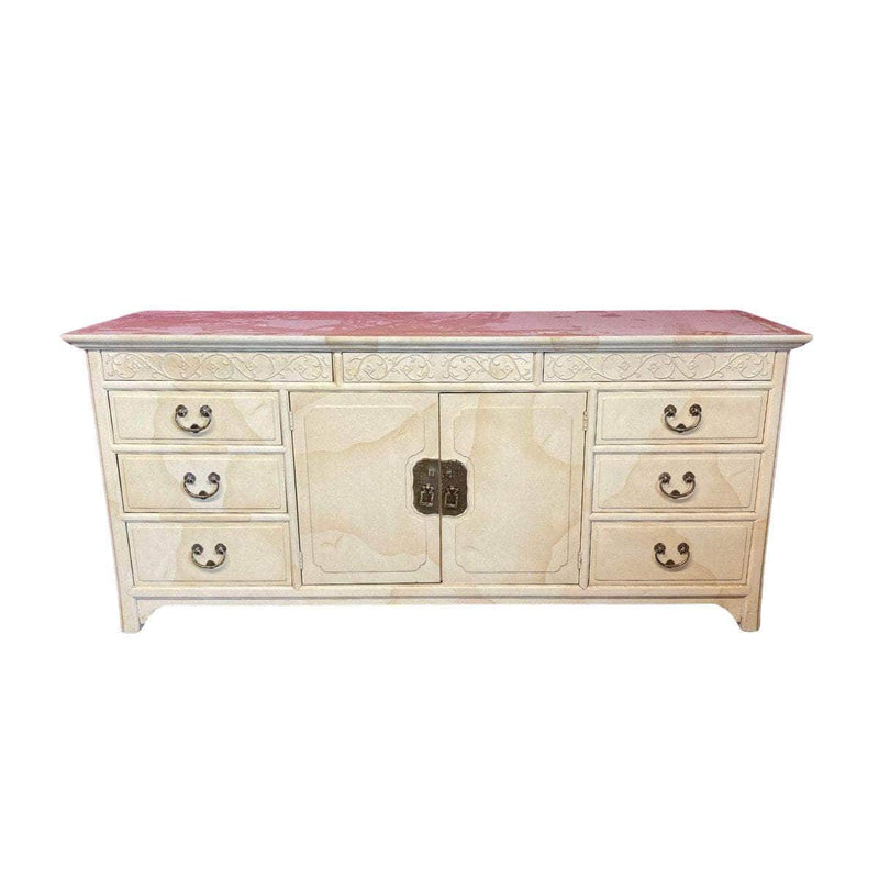 Sideboard Henredon Chinoiserie Credenza - Lacquered The Resplendent Crow