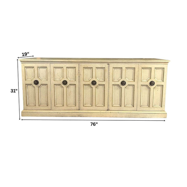Sideboard Henredon Credenza - Custom Lacquered The Resplendent Crow
