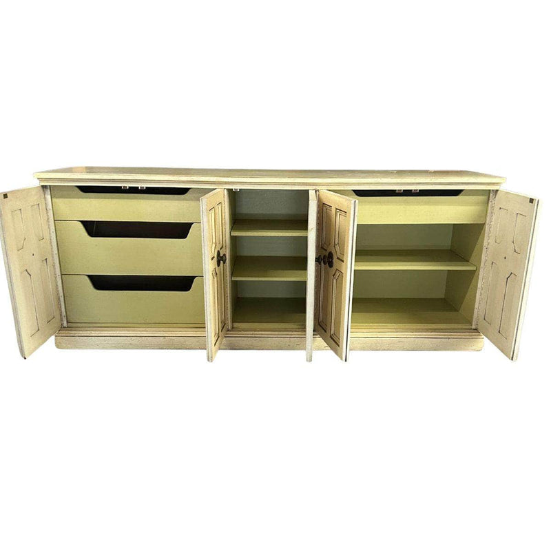 Sideboard Henredon Credenza - Custom Lacquered The Resplendent Crow