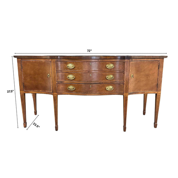 Sideboard Henredon Sideboard - Custom Lacquered The Resplendent Crow