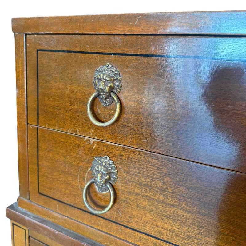 Sideboard RWay Tall Chest - Custom Lacquered The Resplendent Crow