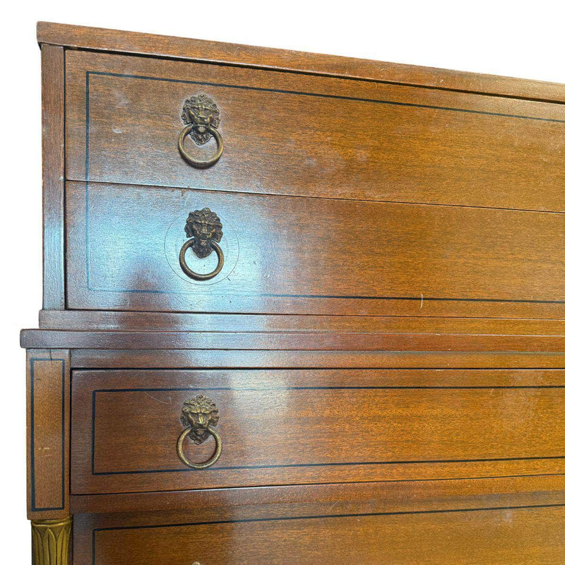 Sideboard RWay Tall Chest - Custom Lacquered The Resplendent Crow