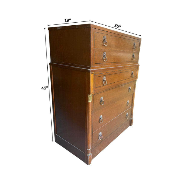 Sideboard RWay Tall Chest - Custom Lacquered The Resplendent Crow