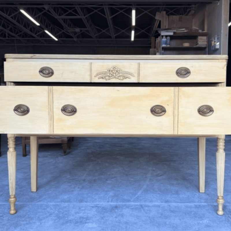 Sideboard Small Buffet or Sideboard - Custom Lacquered The Resplendent Crow