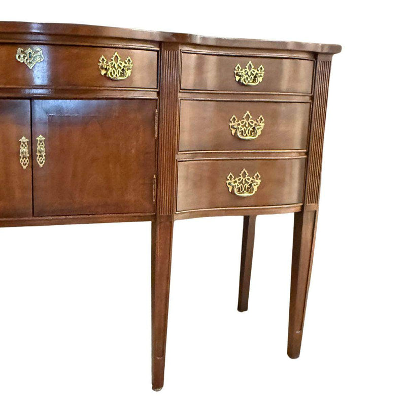Sideboard Thomasville Curved Sideboard - Custom Lacquered The Resplendent Crow