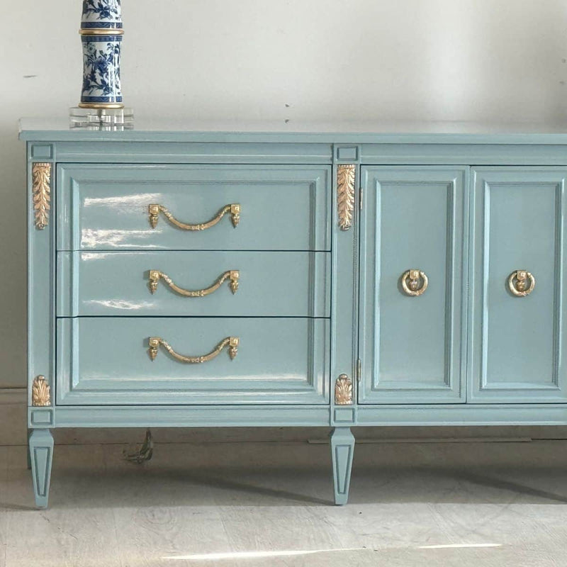Sideboard Traditional Credenza in Parma Gray - Ready To Ship The Resplendent Crow