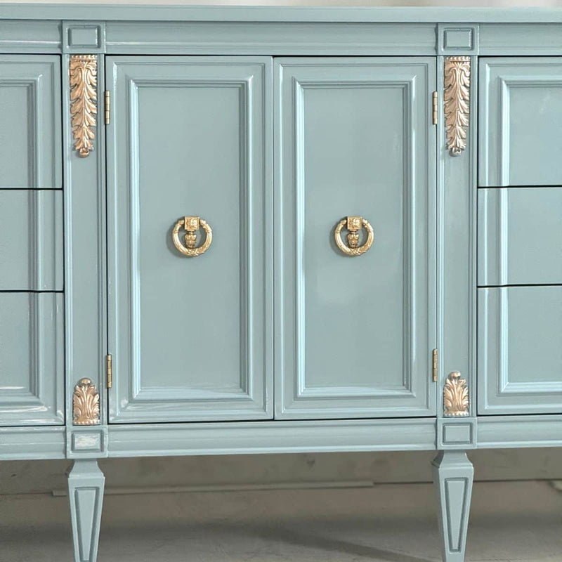 Sideboard Traditional Credenza in Parma Gray - Ready To Ship The Resplendent Crow
