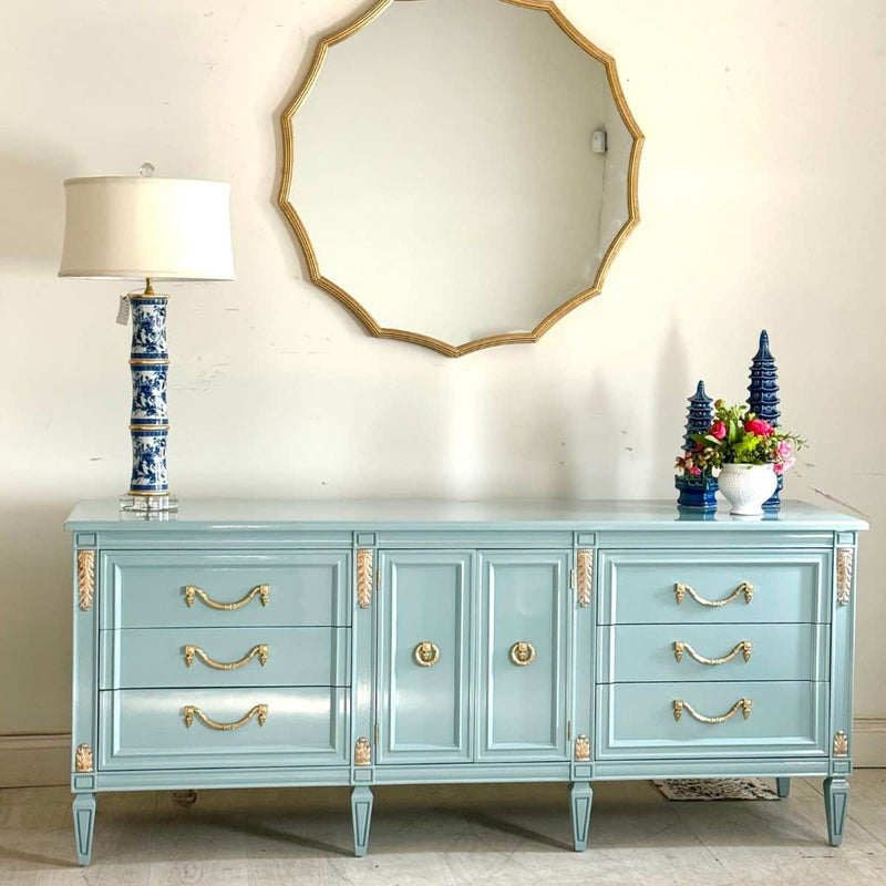 Sideboard Traditional Credenza in Parma Gray - Ready To Ship The Resplendent Crow