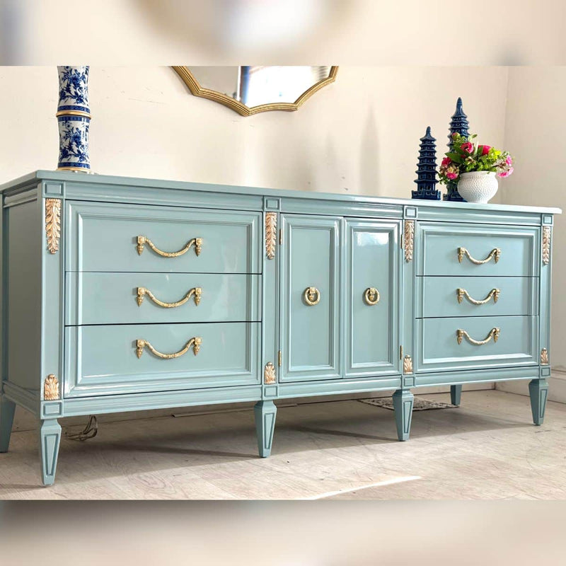 Sideboard Traditional Credenza in Parma Gray - Ready To Ship The Resplendent Crow
