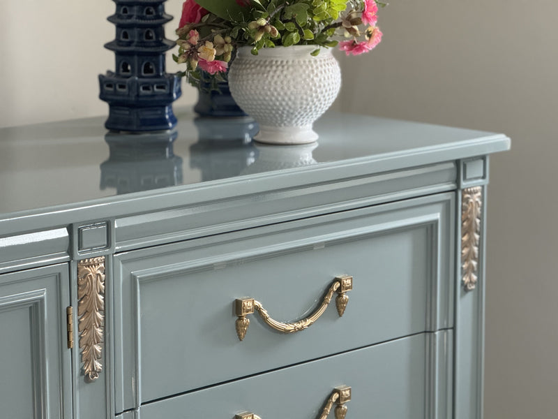 Sideboard Traditional Credenza in Parma Gray - Ready To Ship The Resplendent Crow