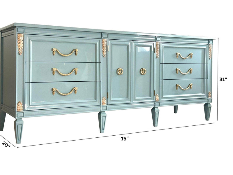 Sideboard Traditional Credenza in Parma Gray - Ready To Ship The Resplendent Crow