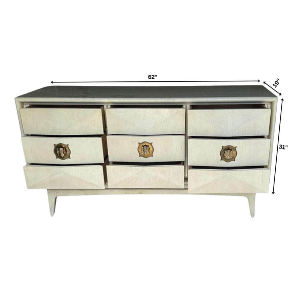 Sideboard United Furniture Diamond Front Credenza - Custom Lacquered The Resplendent Crow