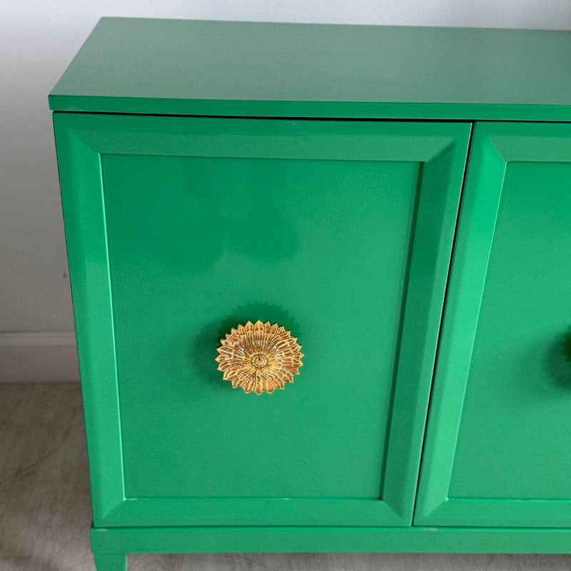 Sideboard Zane 60” Credenza in Bold Green The Resplendent Crow