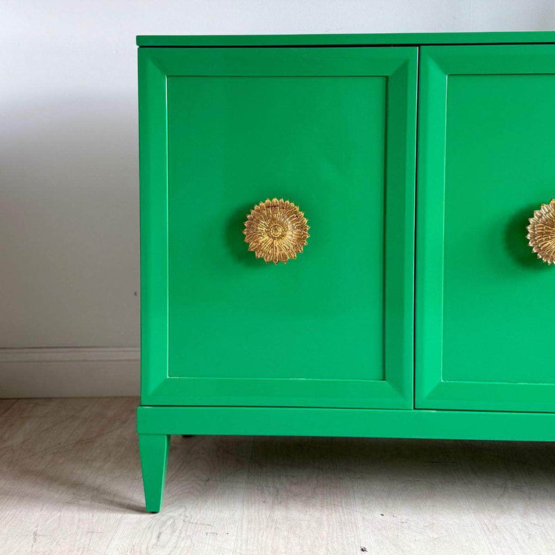Sideboard Zane 60” Credenza in Bold Green The Resplendent Crow