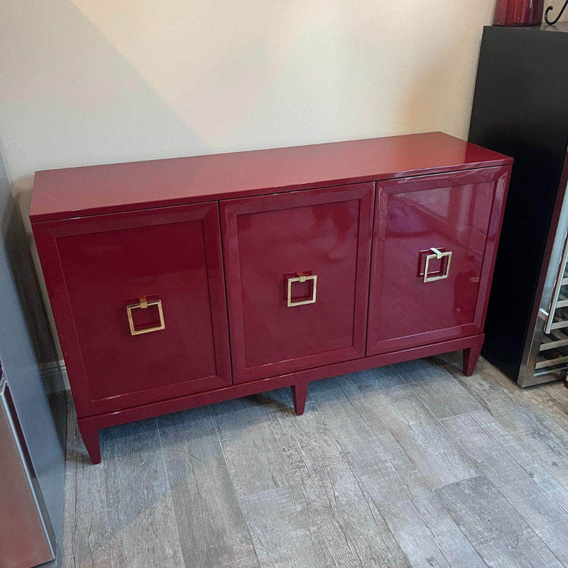 Sideboard Zane 60” Credenza in Bold Green The Resplendent Crow