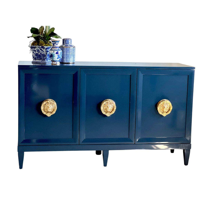 Sideboard Zane 60" Modern Credenza - Lacquered The Resplendent Crow