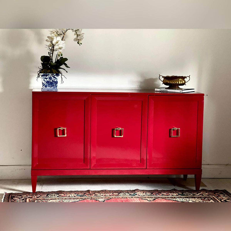 Sideboard Zane 60" Modern Credenza - Lacquered The Resplendent Crow