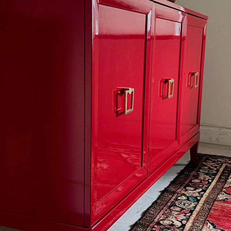 Sideboard Zane 60" Modern Credenza - Lacquered The Resplendent Crow