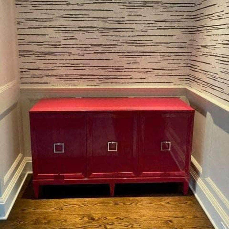 Sideboard Zane 60" Modern Credenza - Lacquered The Resplendent Crow