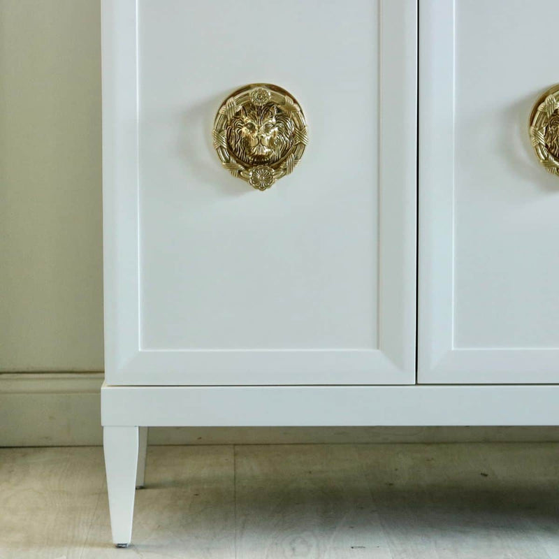 Sideboard Zane 70” Credenza in  Chantilly Lace - Ready To Ship The Resplendent Crow