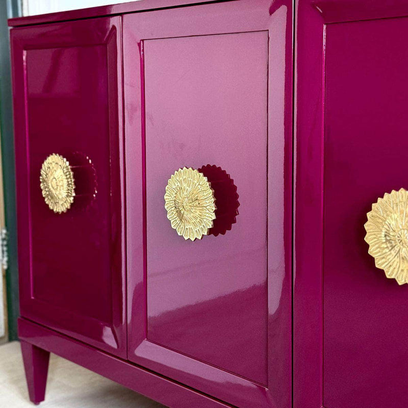 Sideboard Zane 80” Credenza in Ruby - Ready To Ship The Resplendent Crow