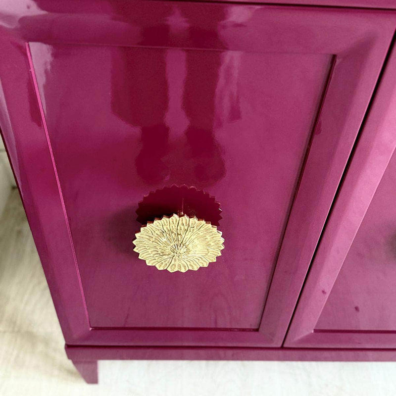 Sideboard Zane 80” Credenza in Ruby - Ready To Ship The Resplendent Crow