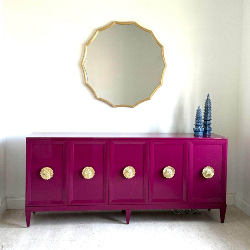 Sideboard Zane 80” Credenza in Ruby - Ready To Ship The Resplendent Crow
