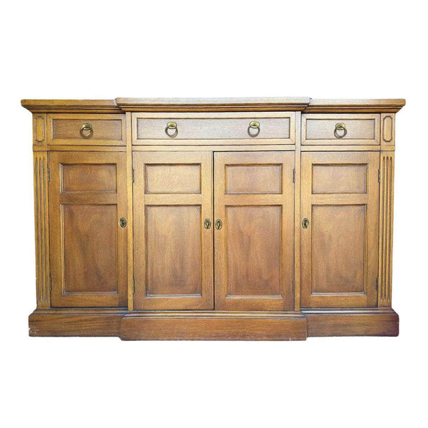 Small Breakfront Buffet - Custom Lacquered The Resplendent Crow