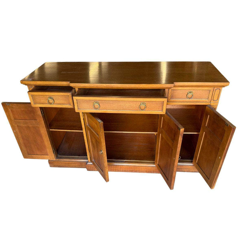 Small Breakfront Buffet - Custom Lacquered The Resplendent Crow