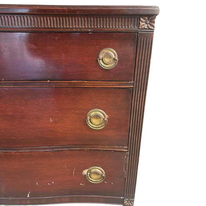 Small Curved Dresser - Custom Lacquered The Resplendent Crow