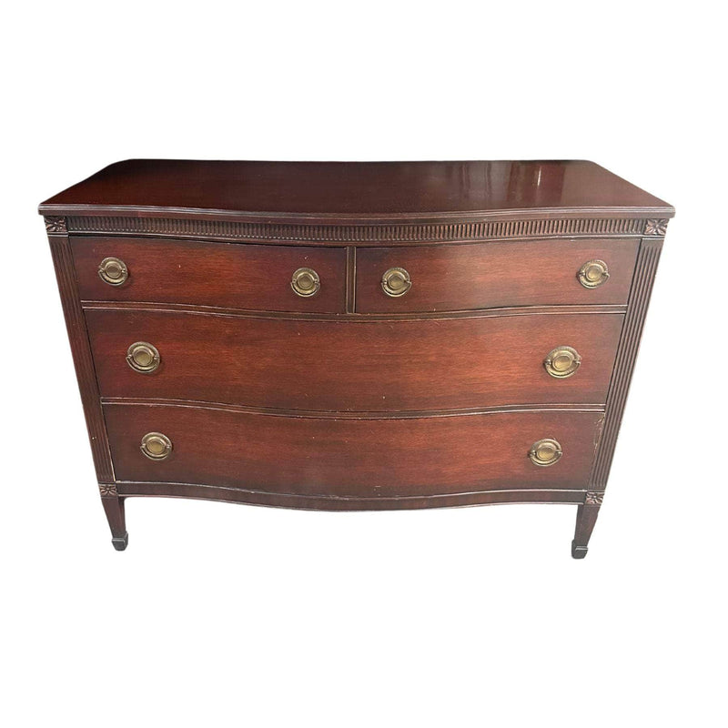 Small Curved Dresser - Custom Lacquered The Resplendent Crow