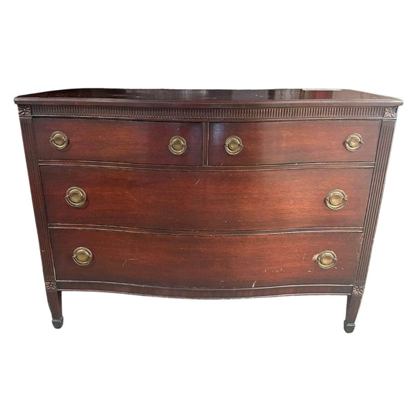 Small Curved Dresser - Custom Lacquered The Resplendent Crow
