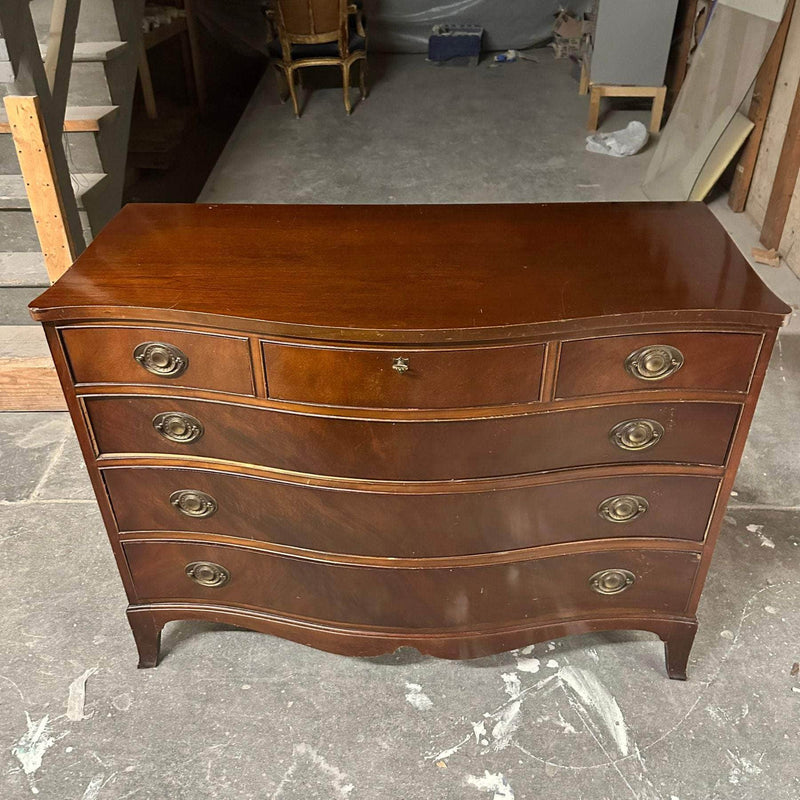 Small Serpentine Dresser - Custom Lacquer The Resplendent Crow