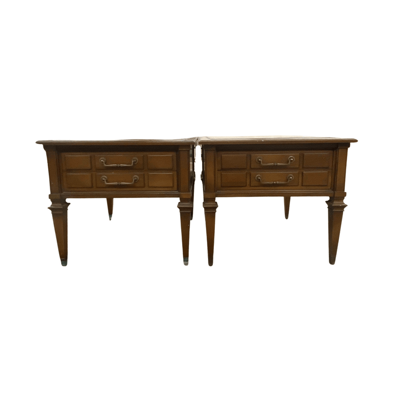 Tables Pair of End Tables - Custom Lacquered The Resplendent Home