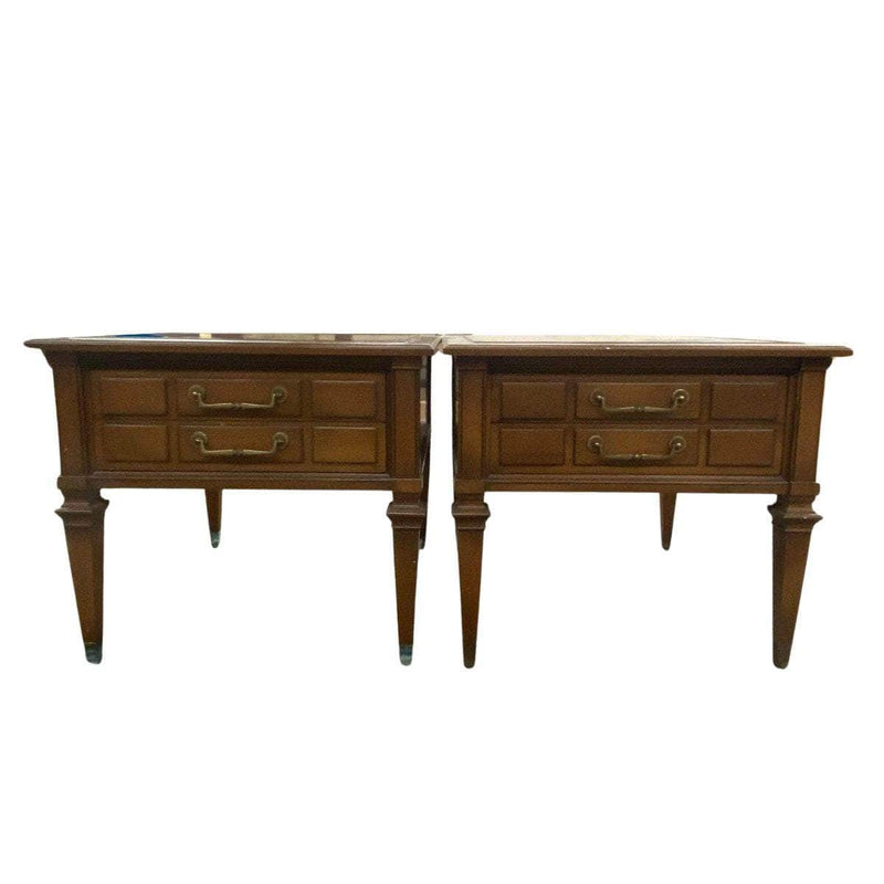 Tables Pair of End Tables - Lacquered The Resplendent Crow