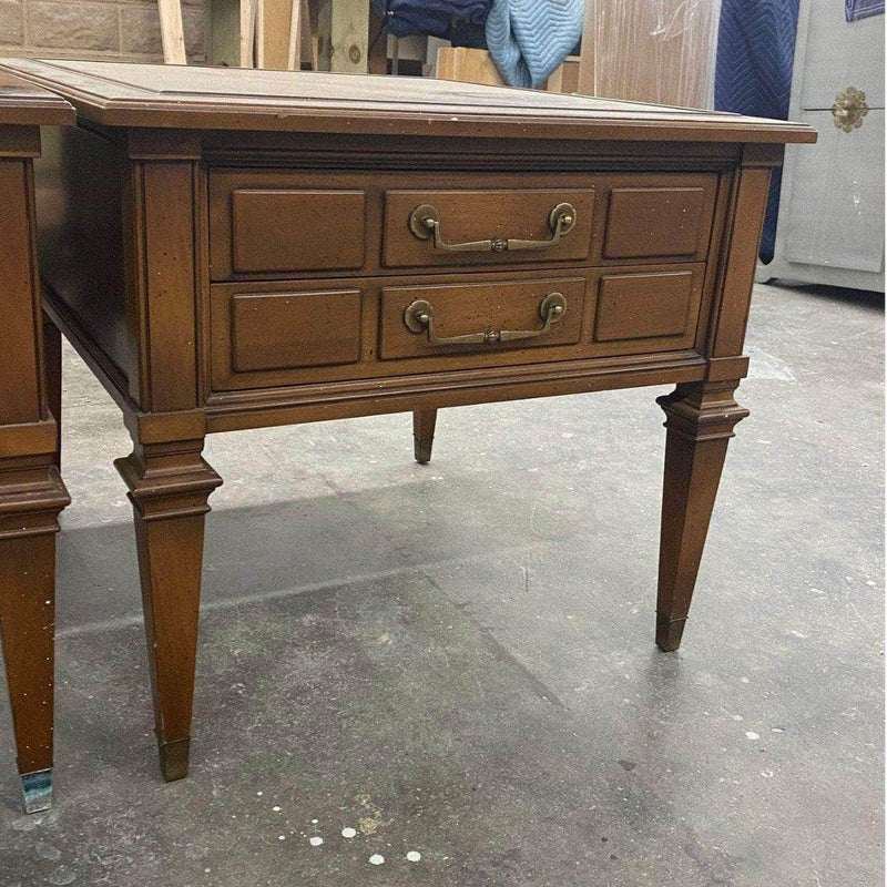 Tables Pair of End Tables - Lacquered The Resplendent Crow