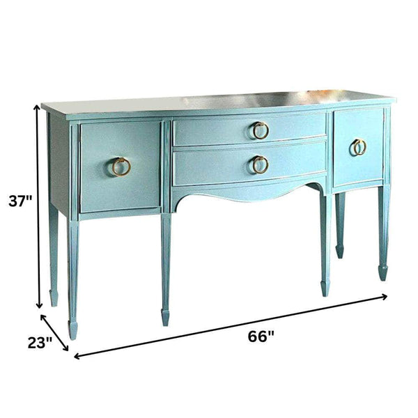 Tall Sideboard In Oval Room Blue The Resplendent Crow