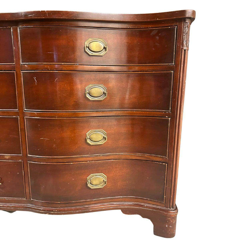 Traditional 12-Drawer Dresser - Custom Lacquered The Resplendent Crow