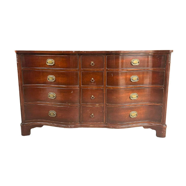 Traditional 12-Drawer Dresser - Custom Lacquered The Resplendent Crow