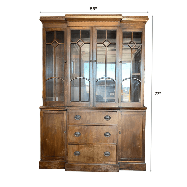 Traditional China Cabinet - Custom Lacquered The Resplendent Home