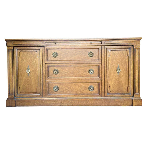 Traditional Drexel Credenza - Custom Lacquered The Resplendent Crow