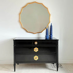 Vintage Chest in Black - Ready To Ship