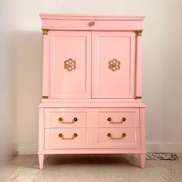 Worlds Prettiest Armoire in Salmonberry The Resplendent Crow