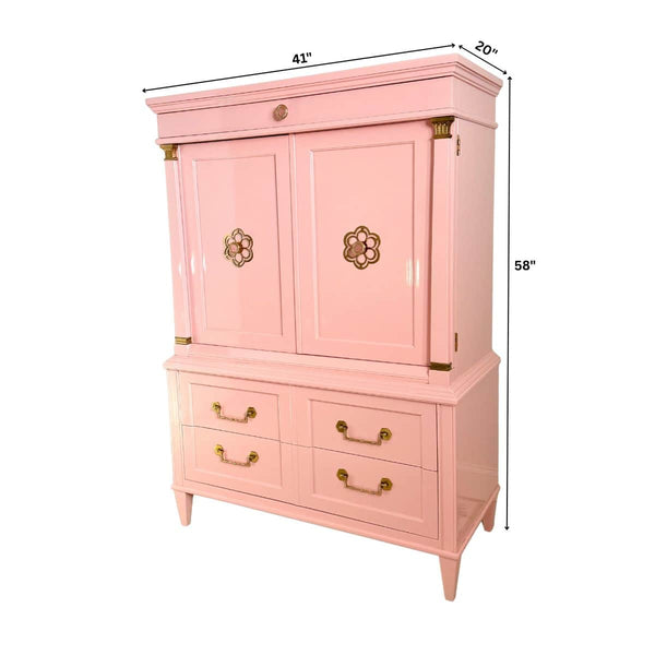 Worlds Prettiest Armoire in Salmonberry The Resplendent Crow